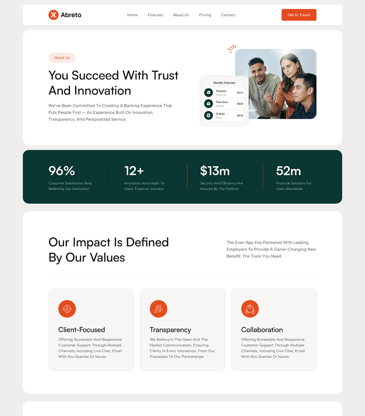Home Page Screenshot