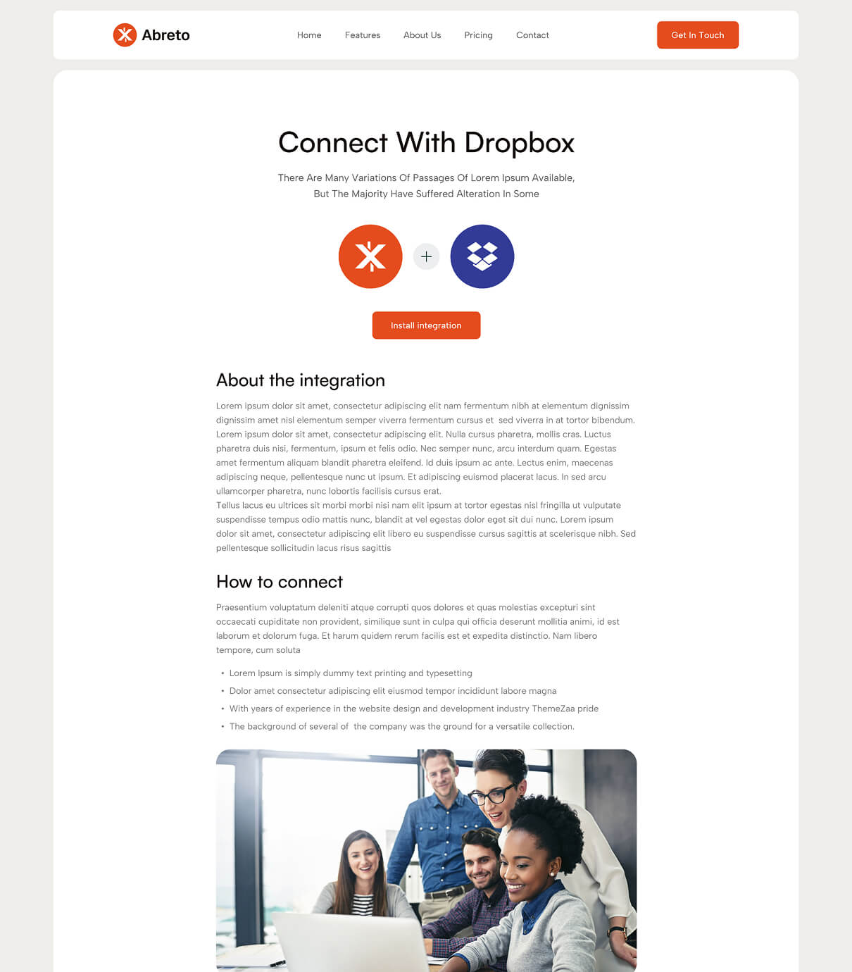 Home Page Screenshot
